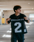 "Highly Favored" Boxy Football jersey