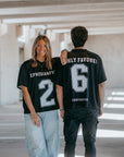 "Highly Favored" Boxy Football jersey