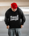 Young & Chosen Christian hoodie — soft mid-weight fleece, relaxed unisex fit, and identity-affirming design.